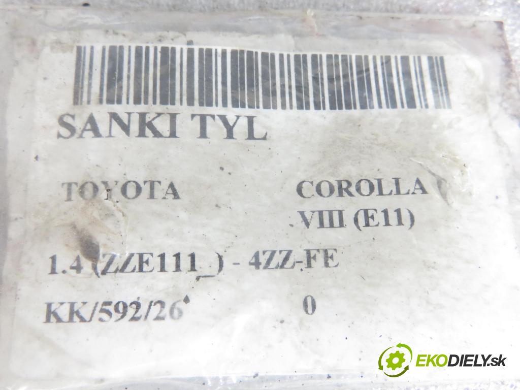TOYOTA COROLLA Liftback (_E11_) LIFTBACK 2000 71,00 1.4 VVTi 97 - 4ZZ-FE 1398,00 zadné