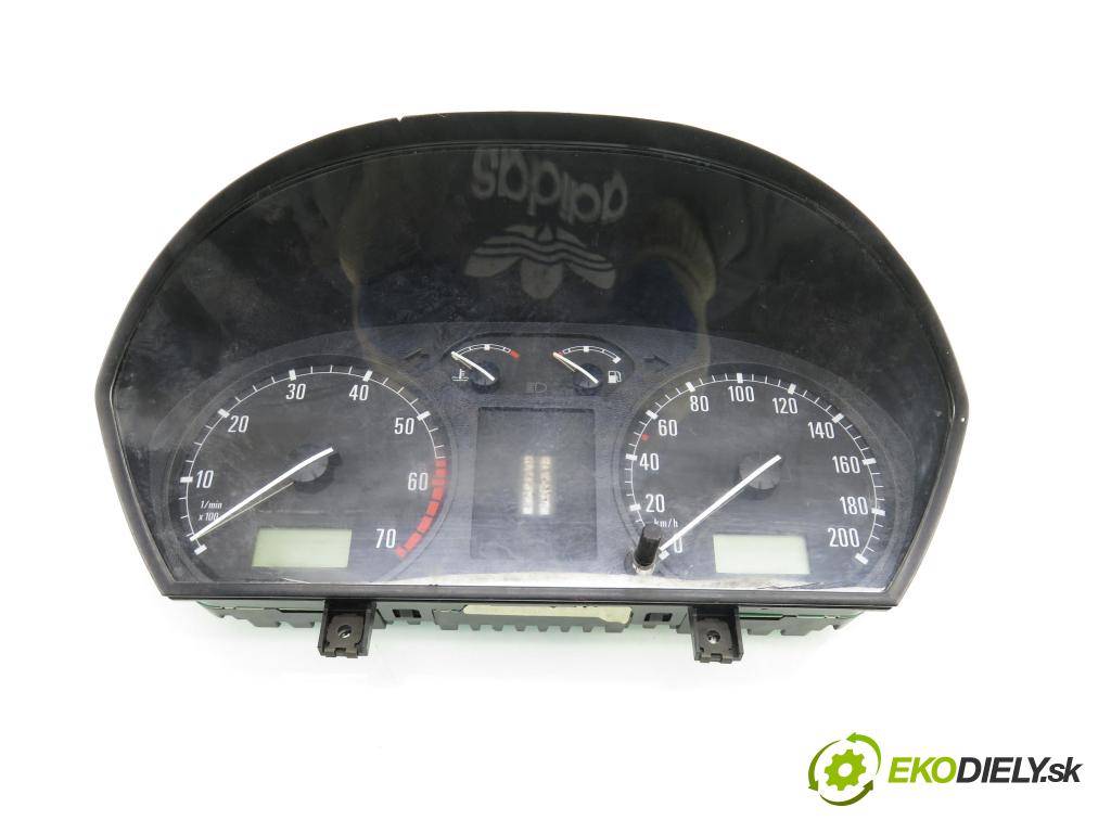 SKODA FABIA I (6Y2) HB 2001 44,00 1.4 MPi 60 - AZE 1397,00 Prístrojovka elektrický 6Y1919860C