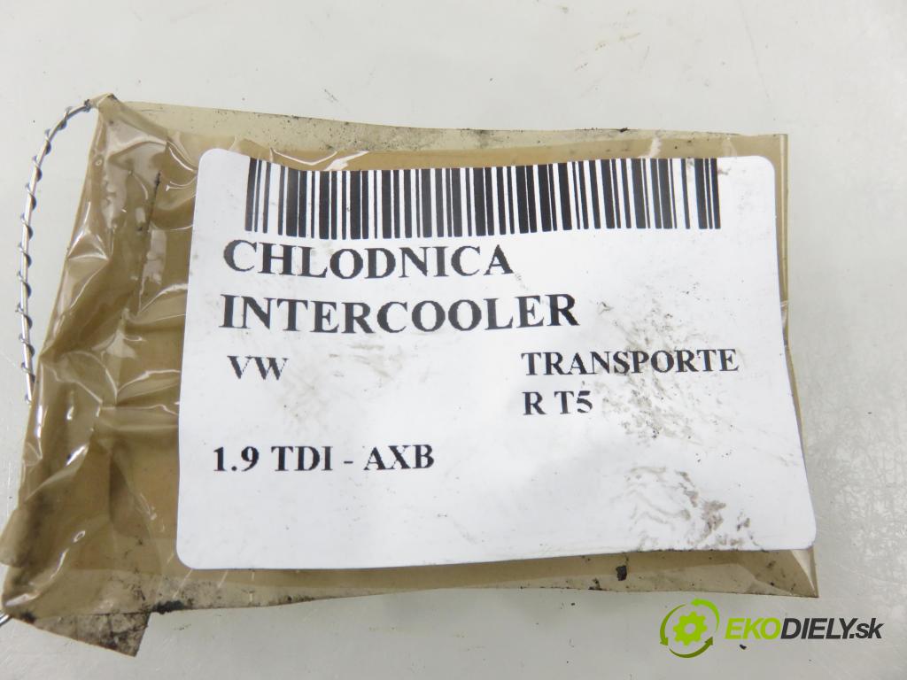 VW TRANSPORTER V Autobus (7HB, 7HJ, 7EB, 7EJ, 7EF, 7EG, 7HF, 7E BUS 2003 77,00 1.9 TDI - AXB 1896,00 chladič intercooler