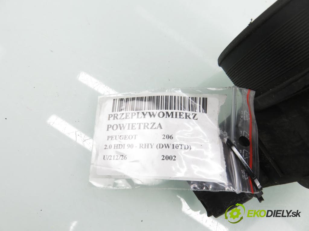 PEUGEOT 206 liftback (2A/C) HB 2002 66,00 2.0 HDI 90 - RHY (DW10TD) 1997,00 váha vzduchu vzduchu 5WK9623 ; 9628336380