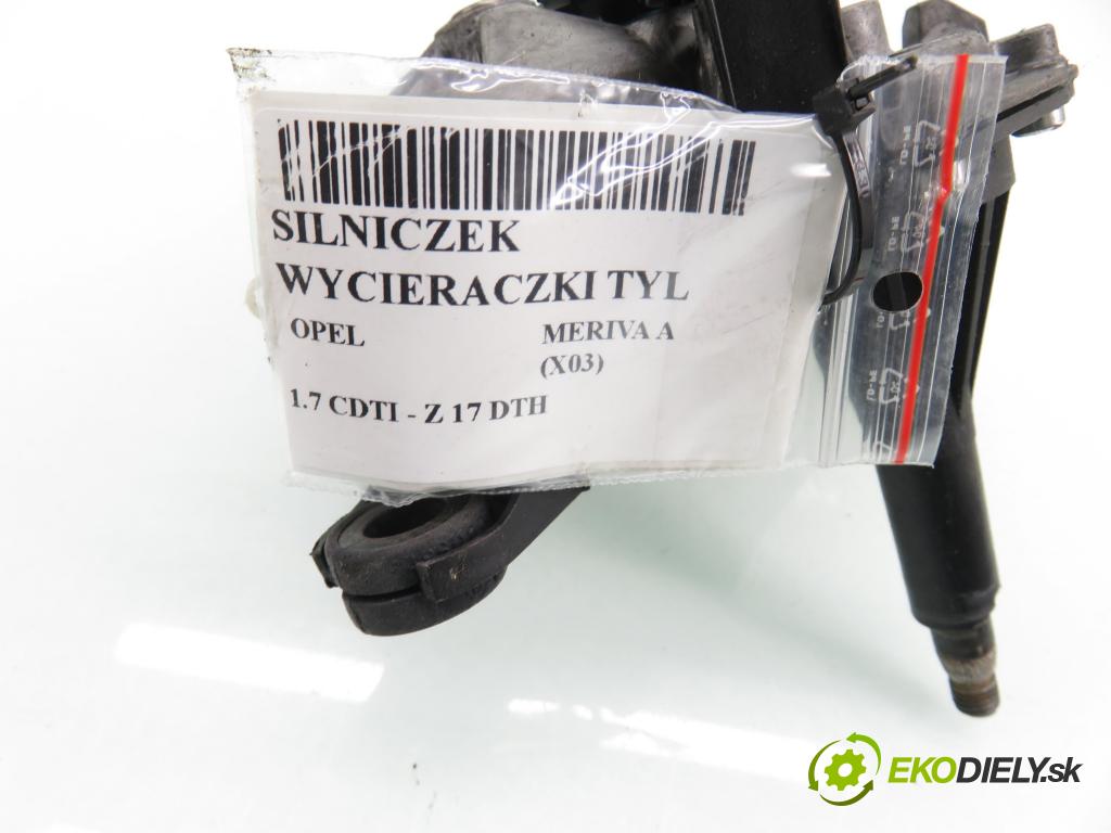 OPEL MERIVA A nadwozie wielkoprzestrzenne (MPV) (X03) HB 2004 74,00 1.7 CDTI 100 - Z 17 DTH 1686,00 Motorček stierače zadné 09132802 ; 53011112