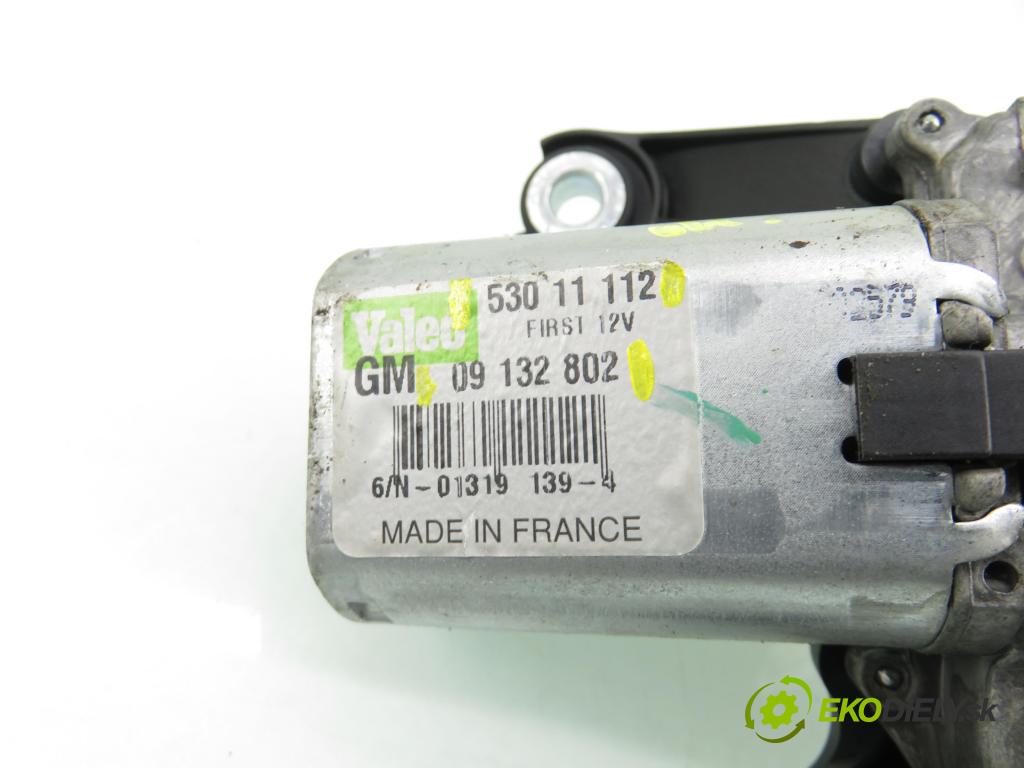 OPEL MERIVA A nadwozie wielkoprzestrzenne (MPV) (X03) HB 2004 74,00 1.7 CDTI 100 - Z 17 DTH 1686,00 Motorček stierače zadné 09132802 ; 53011112