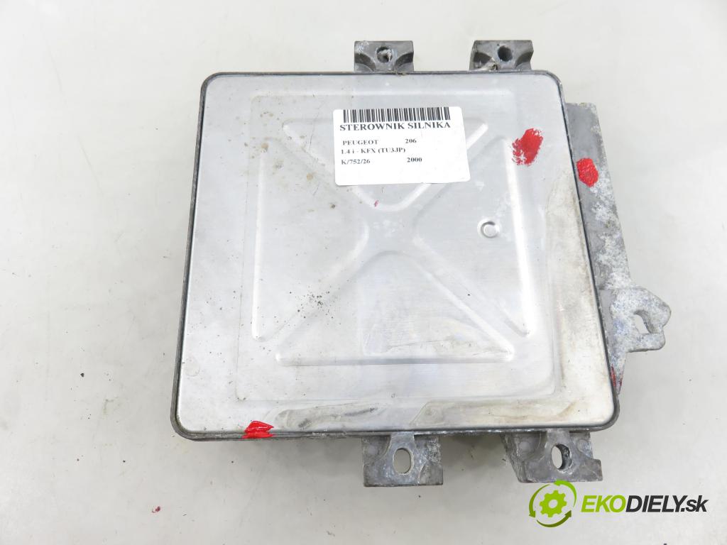 PEUGEOT 206 liftback (2A/C) HB 2000 55,00 1.4 i 75 -  KFX 1361,00 řídící jednotka motora IAW1AP90 ; 9639908380