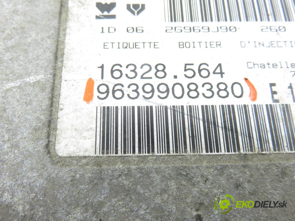 PEUGEOT 206 liftback (2A/C) HB 2000 55,00 1.4 i 75 -  KFX 1361,00 Riadiaca jednotka Motor IAW1AP90 ; 9639908380