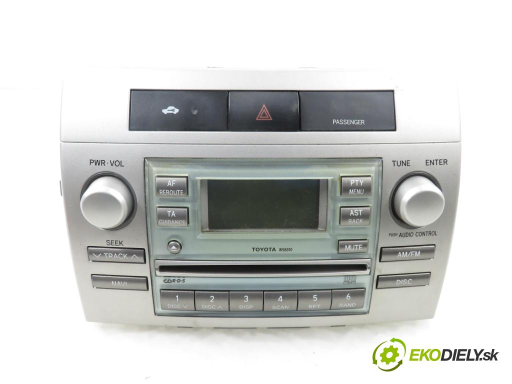 TOYOTA COROLLA Verso (ZER_, ZZE12_, R1_) VAN 2004 85,00 2.0 D-4D (CUR10_) - 1CD-FTV 1995,00 RADIO CD 861200F010