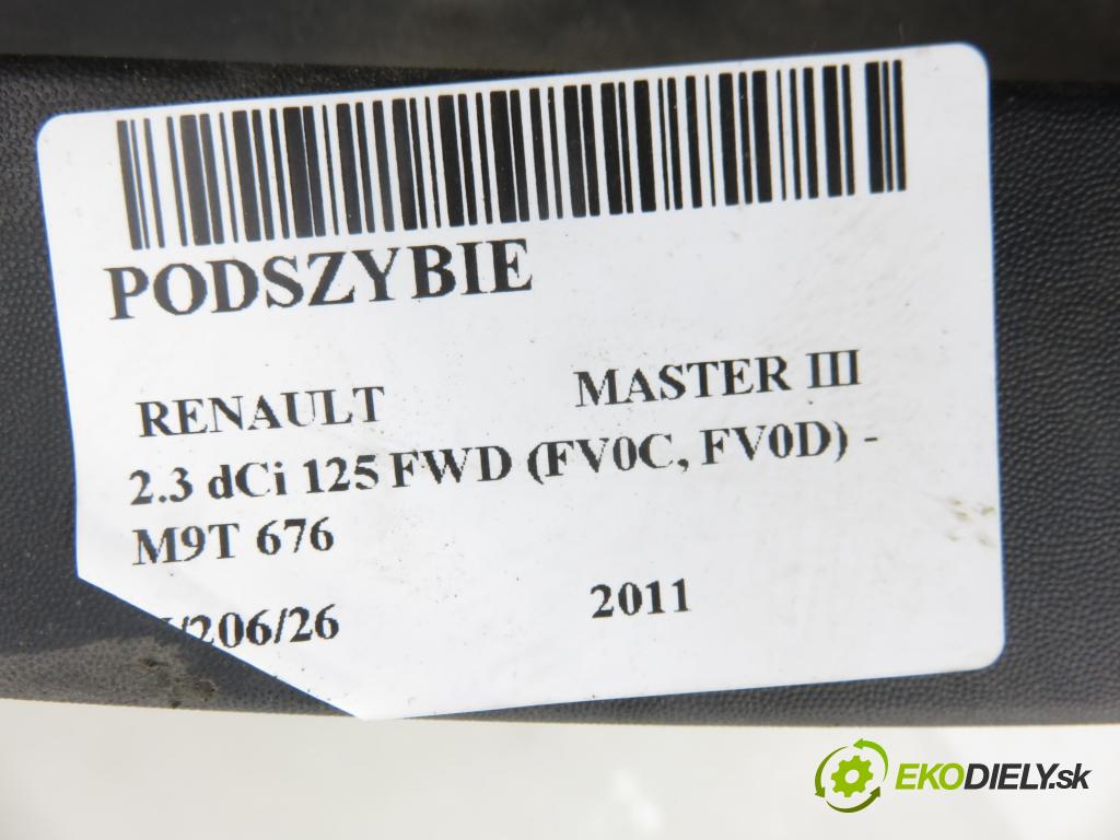 RENAULT MASTER III Skrzynia (FV) FURGON 2011 92,00 2.3 dCi 125 FWD (FV0C, FV0D) - M9T 676 2298,00 Torpédo, plast pod čelné okno 668110010R ; 668110011R (Torpédo (plast pod čelným sklom))