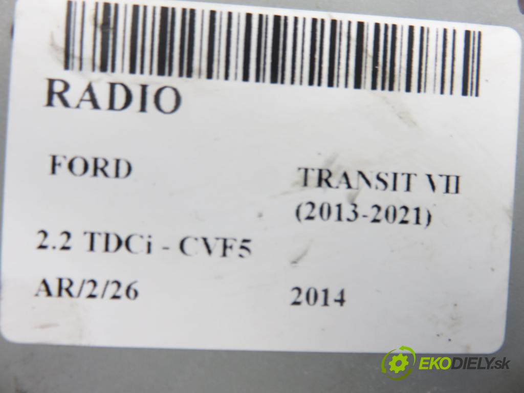 FORD TRANSIT Furgon FURGON 2014 92,00 2.2 TDCi - CYF5 2198,00 RADIO CD BK2T18C815FJ