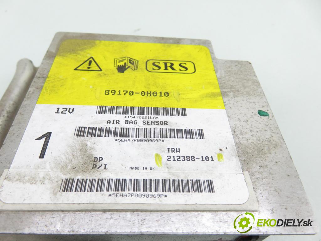 CITROEN C1 (PM_, PN_) HB 2007 50,00 1.0 12V R3 68 - 1KR-FE 998,00 MODUL air BAG 891700H010 ; 212388101