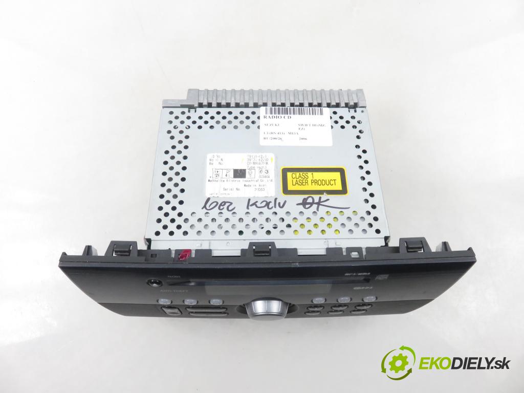 SUZUKI SWIFT III (MZ, EZ) HB 2006 0,00 1.3 4x4 (RS 413) - M13A 1328,00 RADIO CD 3910162J30