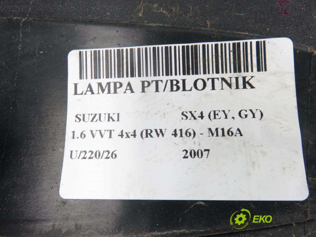 SUZUKI SX4 (EY, GY) CROSSOVER 2007 79,00 1.6 VVT 4x4 (RW 416) 107 - M16A 1586,00 Svetlo pravé zadné 22016684