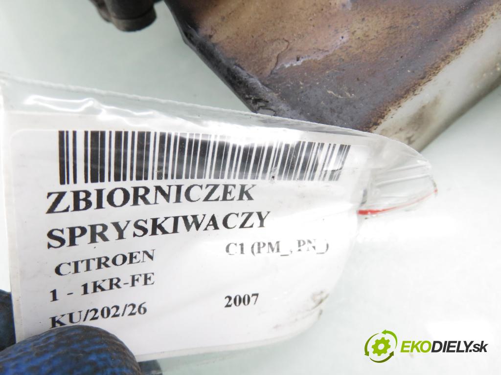 CITROEN C1 (PM_, PN_) HB 2007 50,00 1.0 12V R3 68 - 1KR-FE 998,00 Nádržka ostrekovačov 0004016 (Kľučka dverí ostatné)