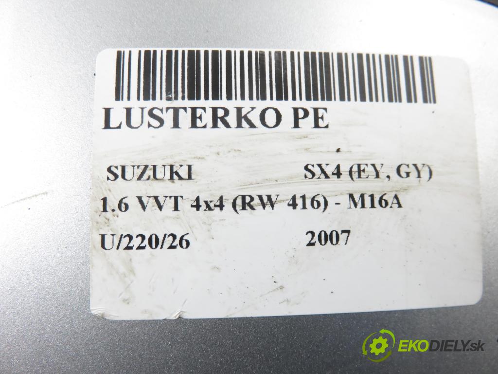 SUZUKI SX4 (EY, GY) CROSSOVER 2007 79,00 1.6 VVT 4x4 (RW 416) 107 - M16A 1586,00 Spätné zrkadlo 8470179J70