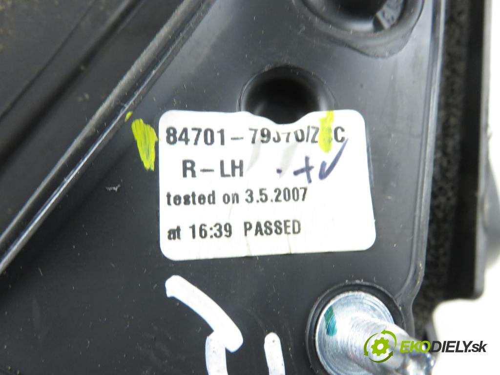 SUZUKI SX4 (EY, GY) CROSSOVER 2007 79,00 1.6 VVT 4x4 (RW 416) 107 - M16A 1586,00 Spätné zrkadlo 8470179J70