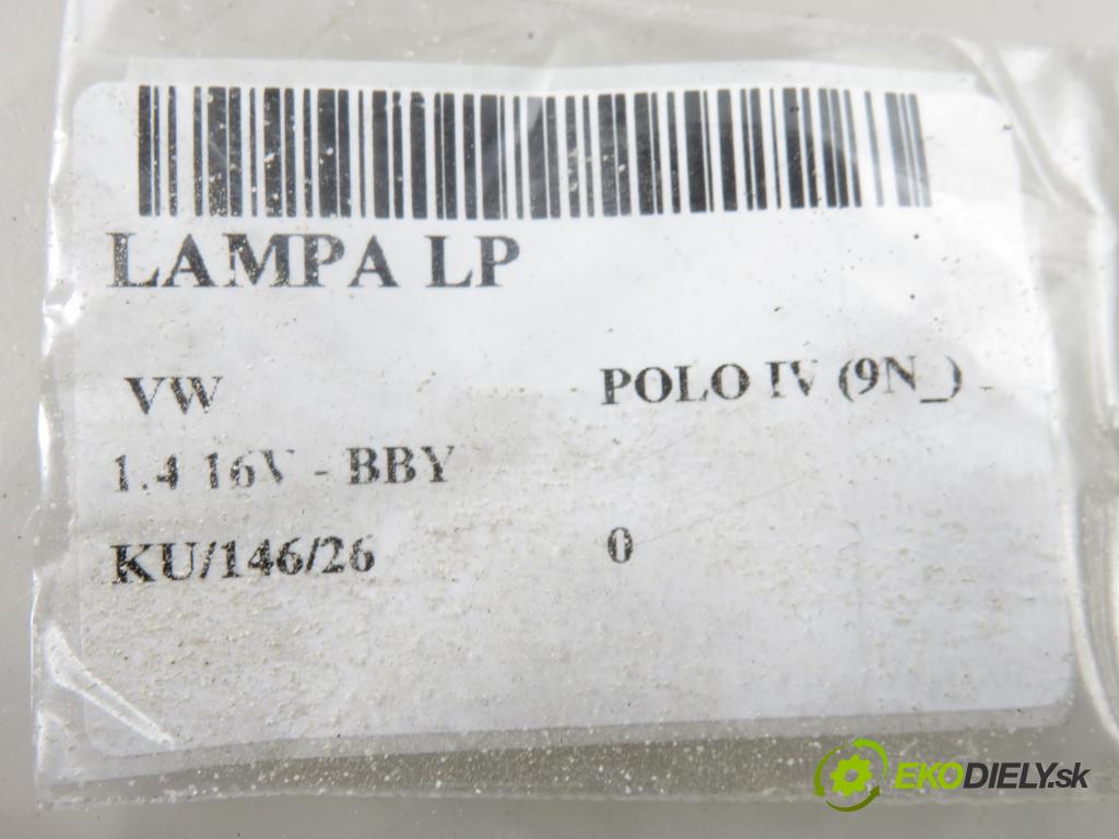 VW POLO (9N_) HB 2002 55,00 1.4 16V 75 - BBY 1390,00 Svetlo LP 6Q1941007M