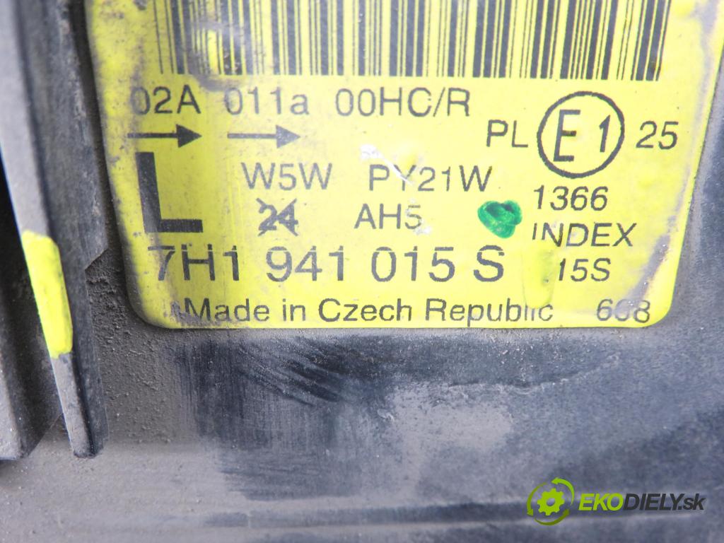 VW TRANSPORTER V Autobus (7HB, 7HJ, 7EB, 7EJ, 7EF, 7EG, 7HF, 7E BUS 2003 77,00 1.9 TDI - AXB 1896,00 Svetlo LP 7H1941015S