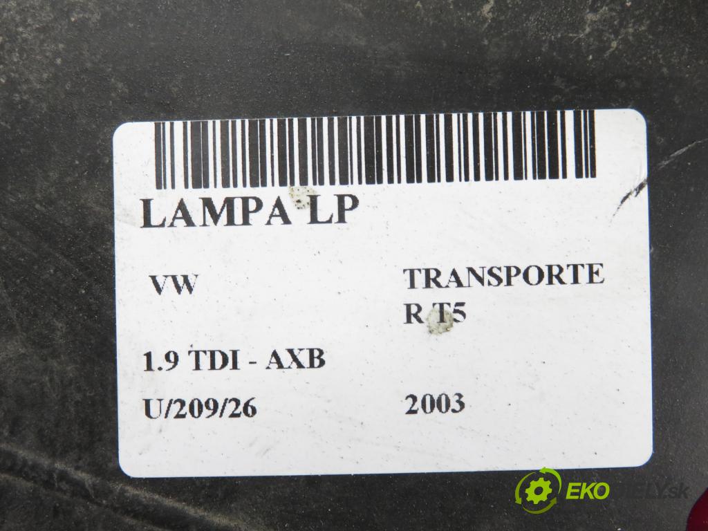 VW TRANSPORTER V Autobus (7HB, 7HJ, 7EB, 7EJ, 7EF, 7EG, 7HF, 7E BUS 2003 77,00 1.9 TDI - AXB 1896,00 Svetlo LP 7H1941015S