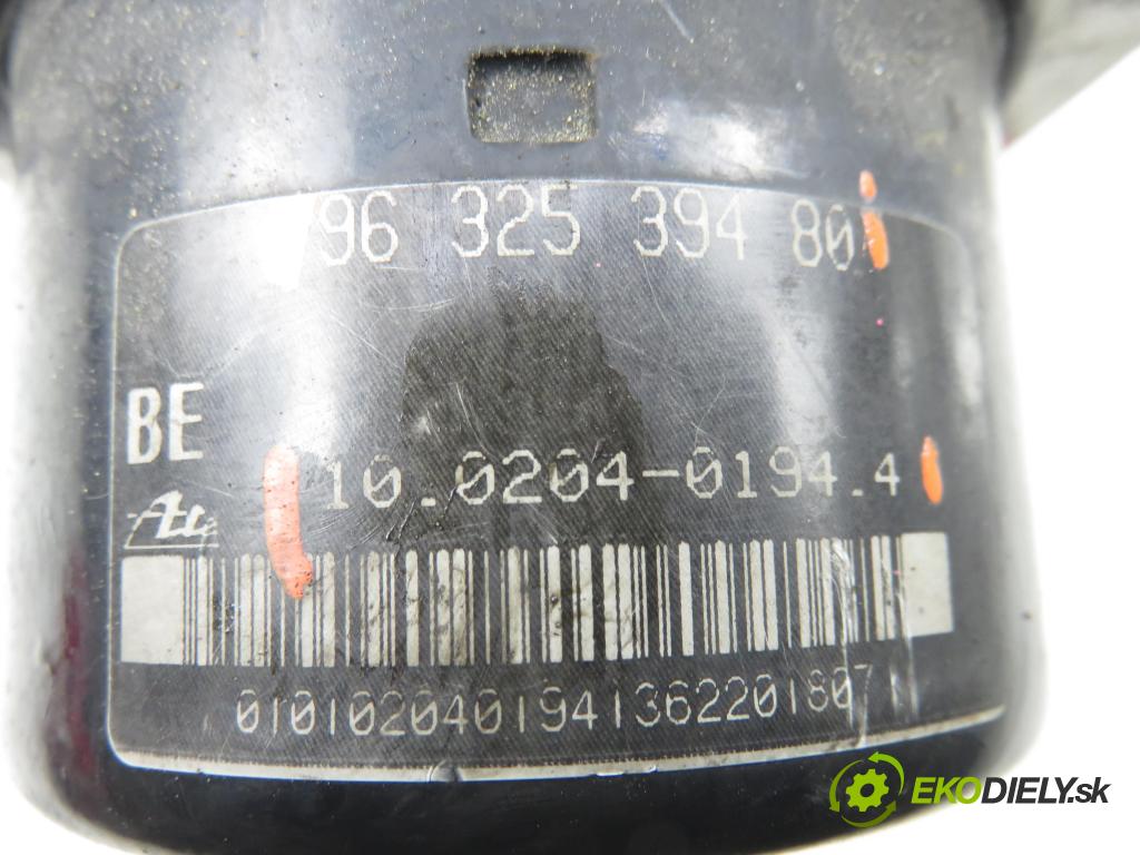 PEUGEOT 206 liftback (2A/C) HB 2002 66,00 2.0 HDI 90 - RHY 1997,00 Pumpa ABS 10094811083 ; 9632539480 ; 10020401944 (Pumpa ABS)