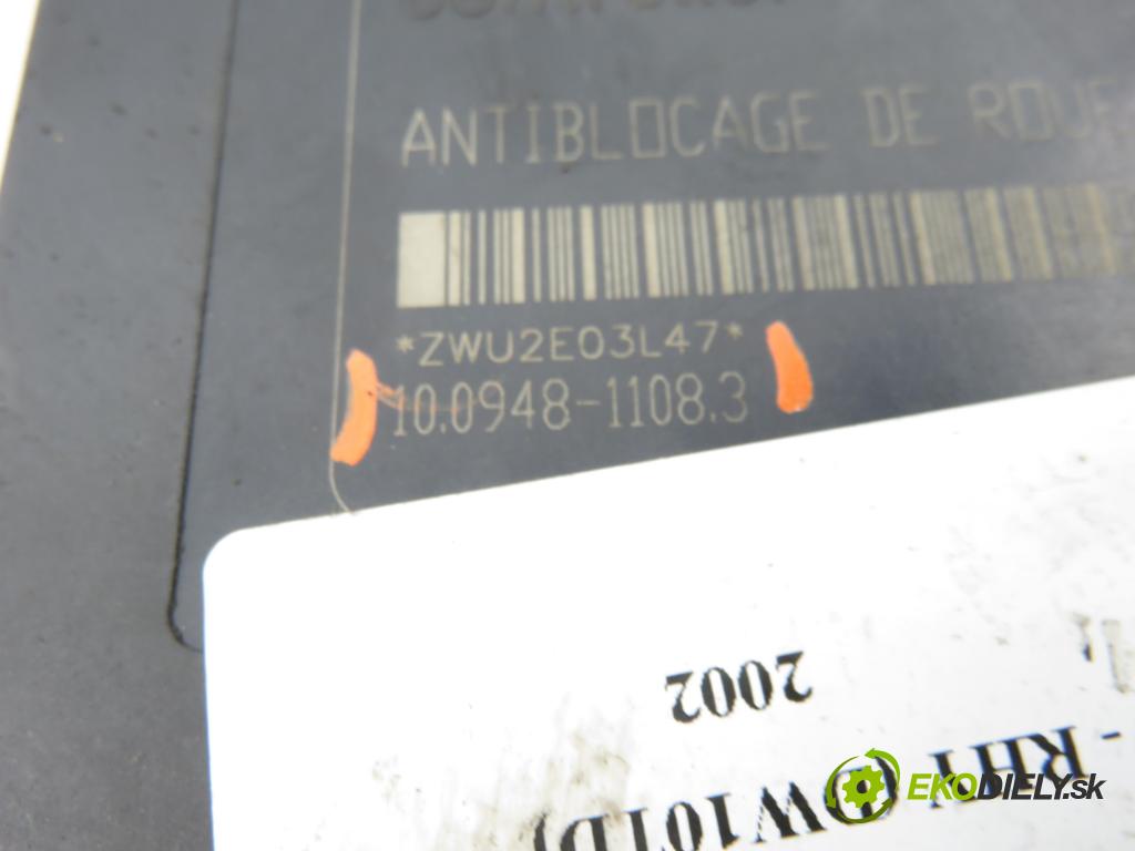 PEUGEOT 206 liftback (2A/C) HB 2002 66,00 2.0 HDI 90 - RHY 1997,00 Pumpa ABS 10094811083 ; 9632539480 ; 10020401944 (Pumpa ABS)