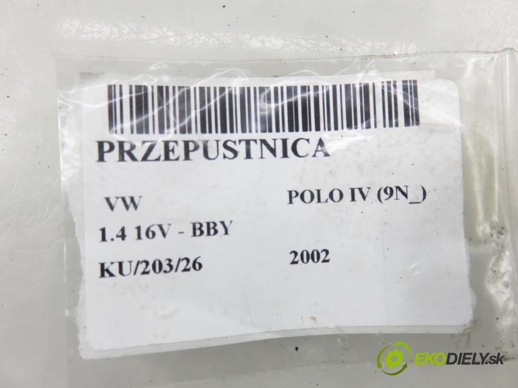 VW POLO (9N_) HB 2002 55,00 1.4 16V 75 - BBY 1390,00 Škrtiaca klapka 036133062N (Škrtiaca klapka)