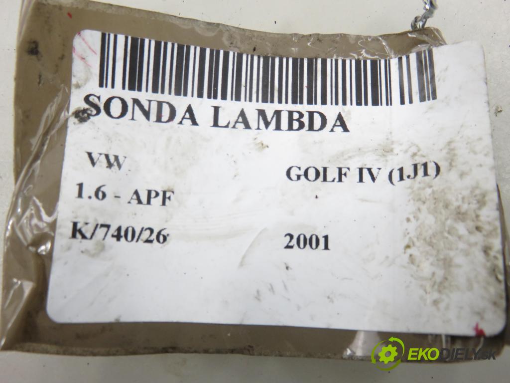 VW GOLF IV (1J1) HB 2001 74,00 1.6 - APF 1595,00 sonda lambda 0258010032 (Lambda sonda)