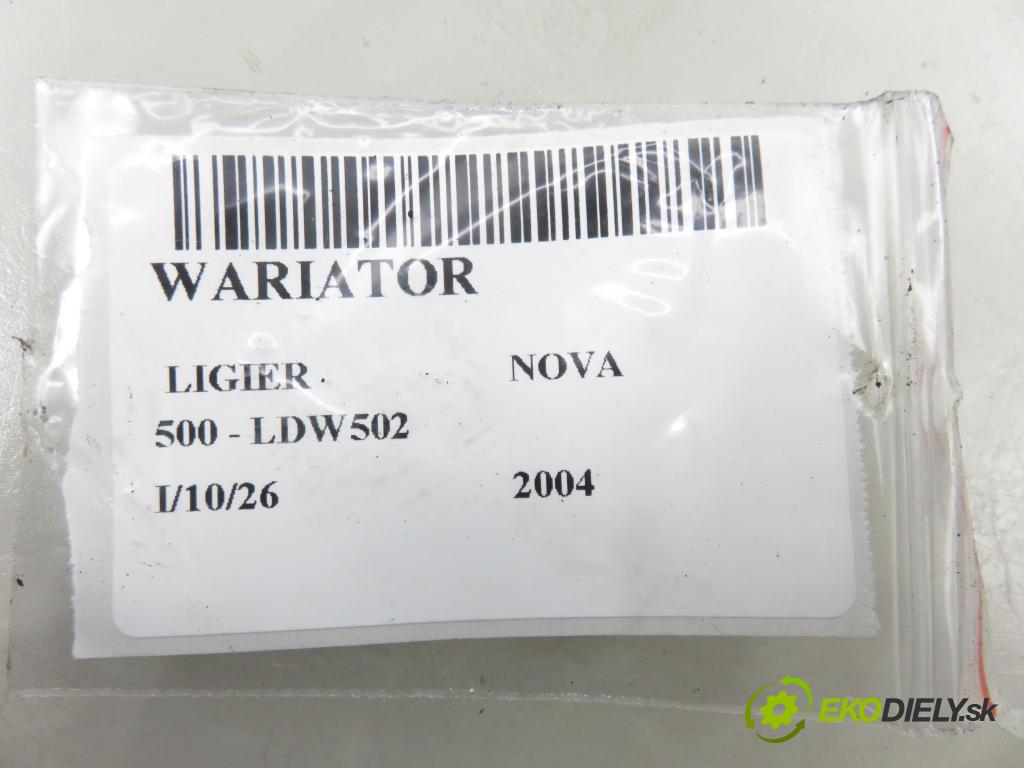 LIGIER NOVA HB 2004 9,00 Lombardini FOCS 500 - LDW502/M3  505,00 Variátor,prevodovka