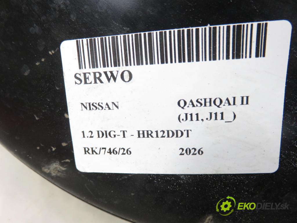 NISSAN QASHQAI II (J11, J11_) CROSSOVER 2015 85,00 1.2 DIG-T - HR12DDT 1197,00 Posilovač 460074EH0A ; 0204797040 (Servočerpadlo)