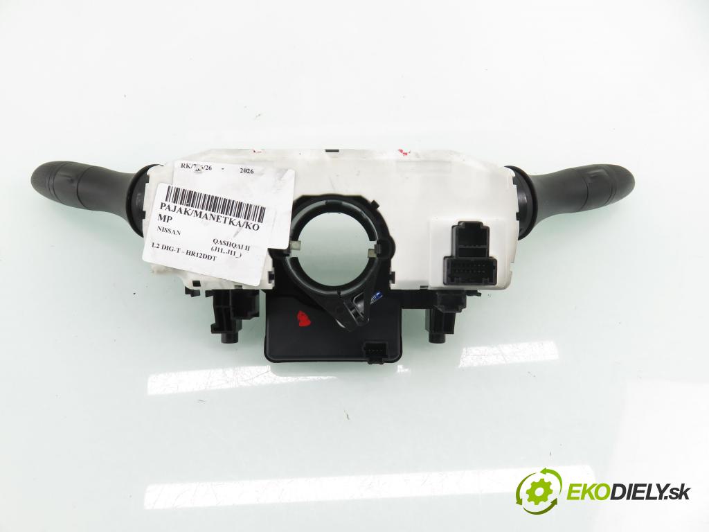 NISSAN QASHQAI II (J11, J11_) CROSSOVER 2015 85,00 1.2 DIG-T - HR12DDT 1197,00 páčka/prepínač 0265019061 ; 479454BA0A