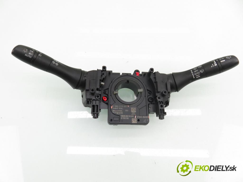 NISSAN QASHQAI II (J11, J11_) CROSSOVER 2015 85,00 1.2 DIG-T - HR12DDT 1197,00 páčka/prepínač 0265019061 ; 479454BA0A