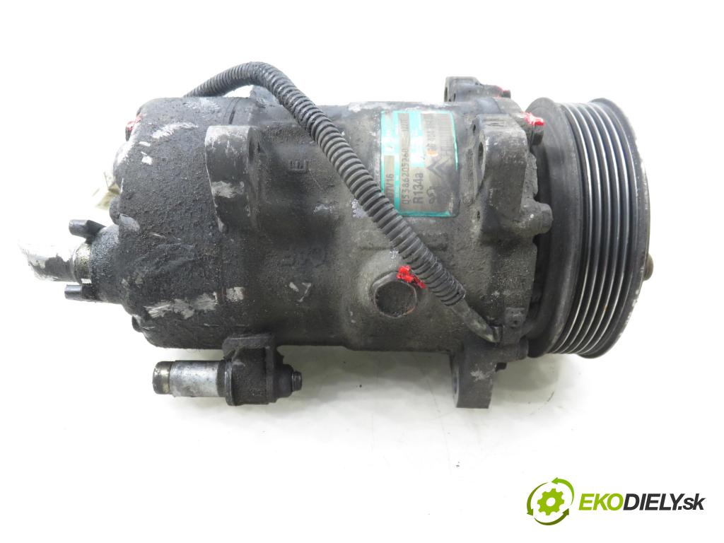 PEUGEOT 206 liftback (2A/C) HB 2002 66,00 2.0 HDI 90 - RHY 1997,00 KOMPRESOR: klimatizácie 9640486480 (Kompresor klimatizácie)