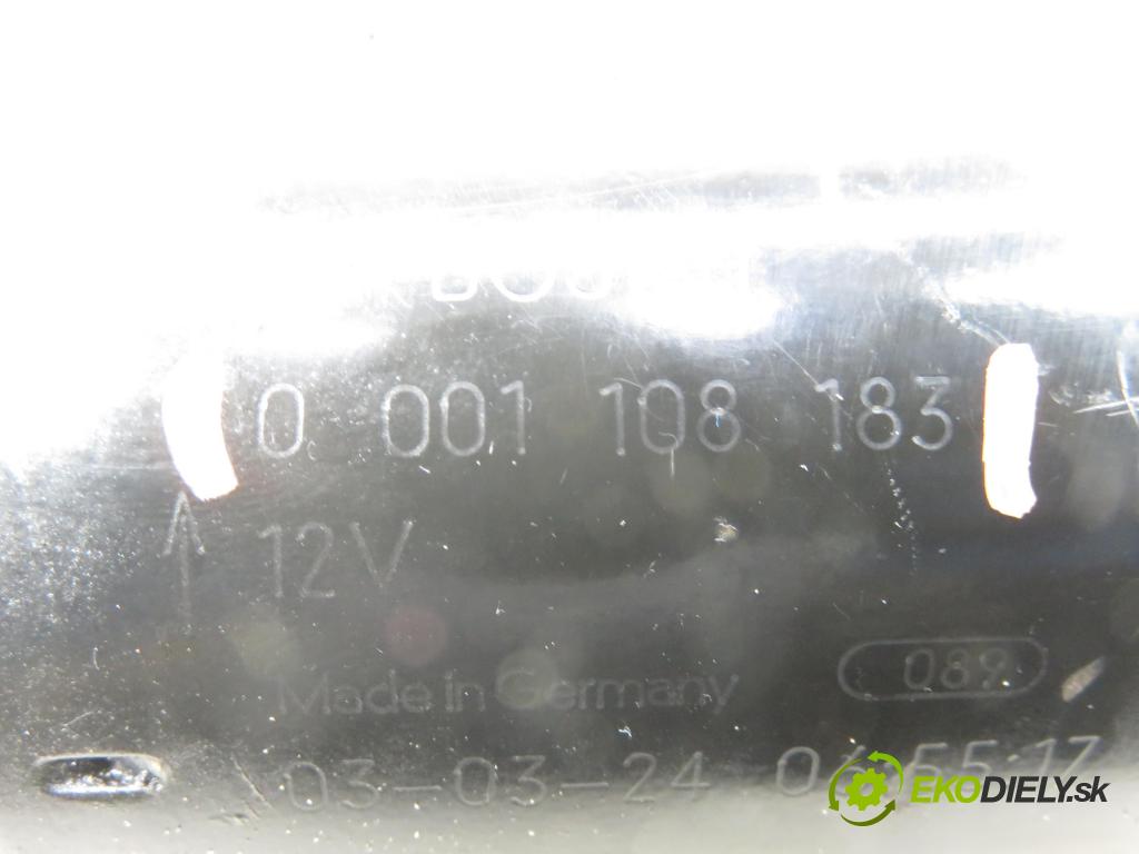 PEUGEOT 206 liftback (2A/C) HB 2002 66,00 2.0 HDI 90 - RHY 1997,00 Štartér 0001108183 (Štartér)