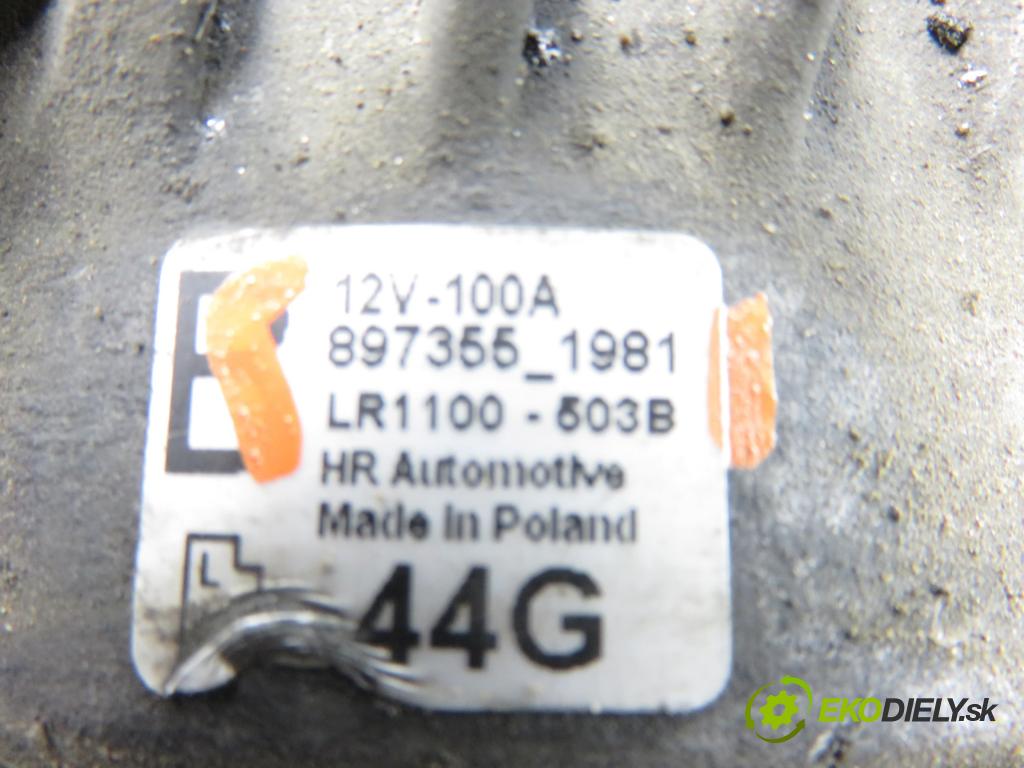 OPEL MERIVA A nadwozie wielkoprzestrzenne (MPV) (X03) HB 2004 74,00 1.7 CDTI 100 - Z 17 DTH 1686,00 Alternátor LR1100503B ; 8973551981 (Alternátor)