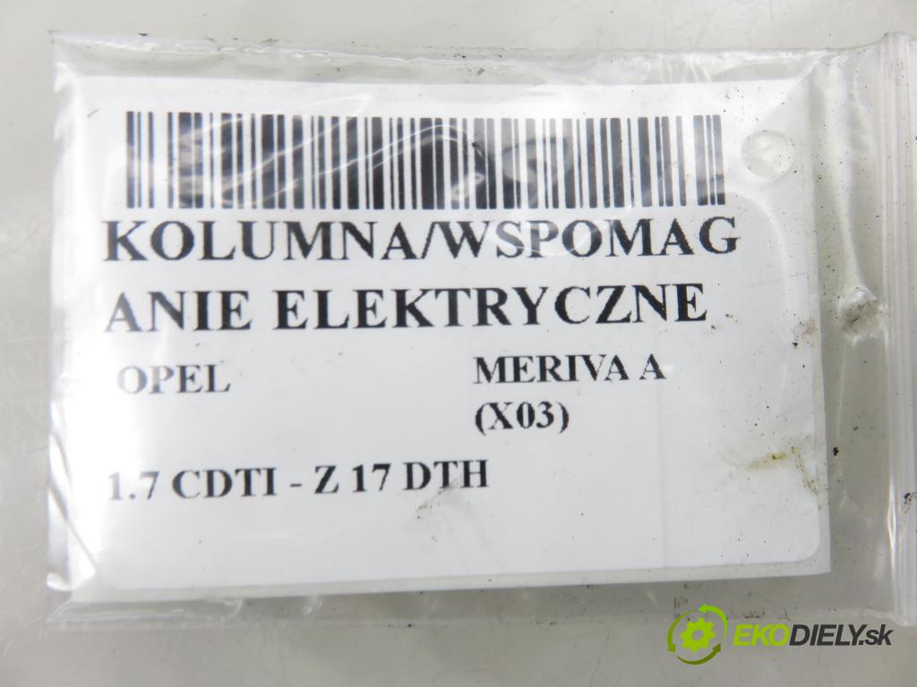 OPEL MERIVA A nadwozie wielkoprzestrzenne (MPV) (X03) HB 2004 74,00 1.7 CDTI 100 - Z 17 DTH 1686,00 serv/podporovanie elektrické 26108652 ; 13153554