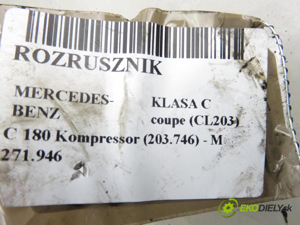 MERCEDES-BENZ KLASA C coupe (CL203) COUPE 2003 105,00 1.8 C 180 Kompressor 143 - M 271.946 1796,00 Štartér 0051513901 ; 0001107406 (Štartér)
