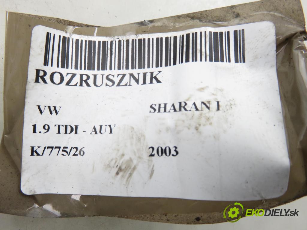 VW SHARAN (7M8, 7M9, 7M6) MINIVAN 2003 85,00 1.9 TDI PD 115 - AUY 1896,00 Štartér 02M911023A ; 0001125018 ; 0001125019 (Štartér)