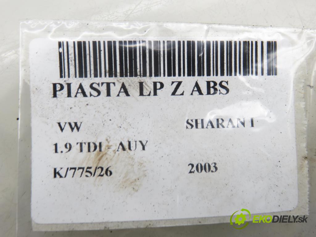 VW SHARAN (7M8, 7M9, 7M6) MINIVAN 2003 85,00 1.9 TDI - AUY 1896,00 náboj LP ABS