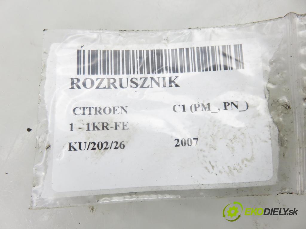 CITROEN C1 (PM_, PN_) HB 2007 50,00 1.0 12V R3 68 - 1KR-FE 998,00 startér S3023 (Startér)