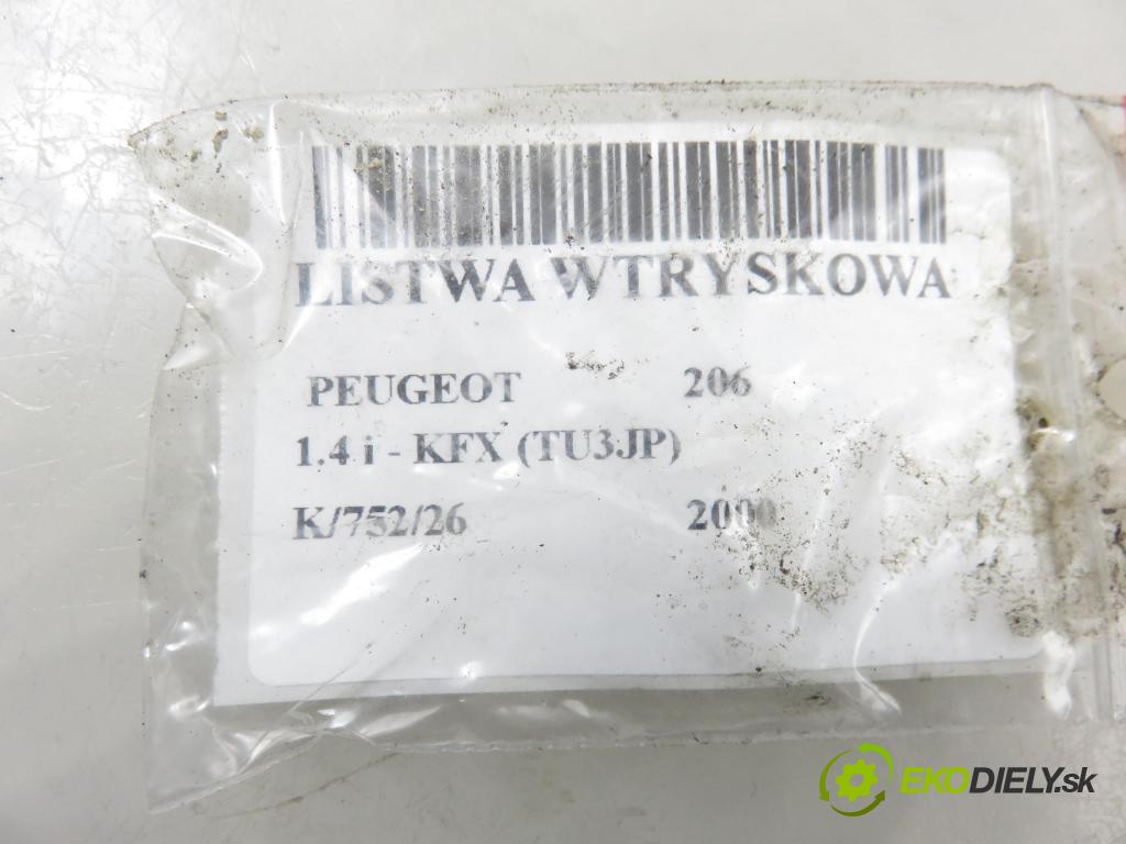 PEUGEOT 206 liftback (2A/C) HB 2000 55,00 1.4 i 75 - KFX 1361,00 Lišta vstrekovacia 9625194080 ; IPM001 ; 9625194080D (Vstrekovacia lišta)