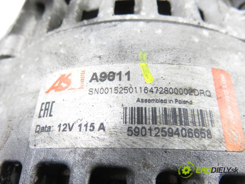 FORD MONDEO III Turnier (BWY) KOMBI 2006 107,00 2.0 16V - CJBB 1999,00 Alternátor A9011 (Alternátor)