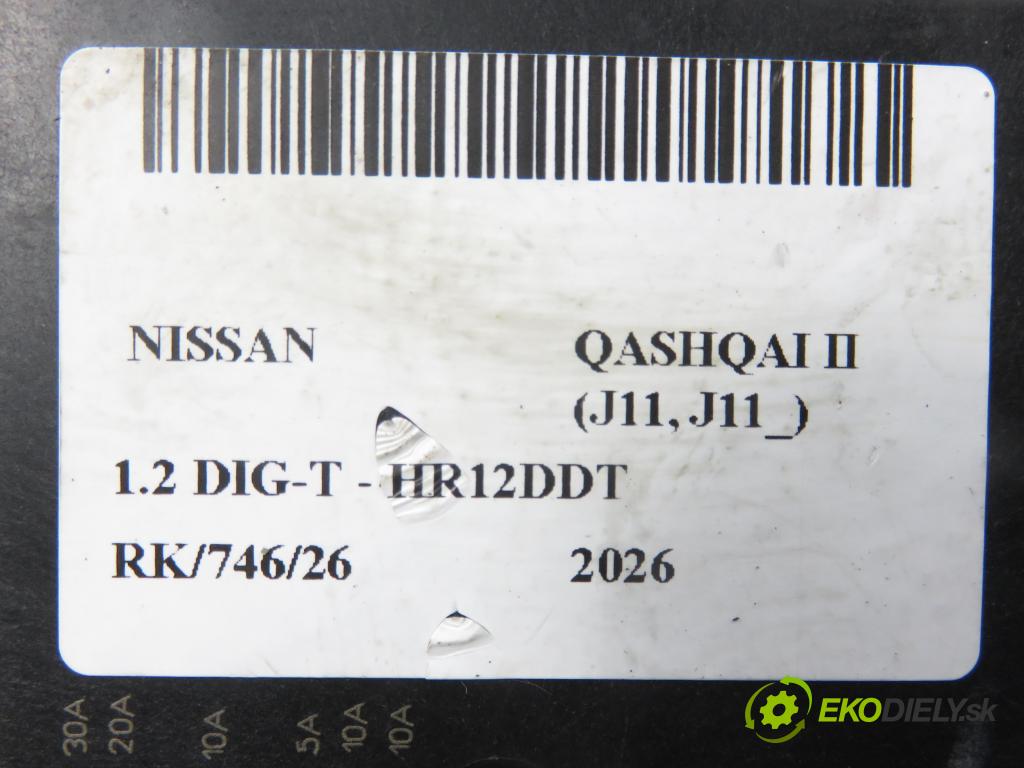 NISSAN QASHQAI II (J11, J11_) CROSSOVER 2015 85,00 1.2 DIG-T - HR12DDT 1197,00 MODUL BSI 284B74BA0A