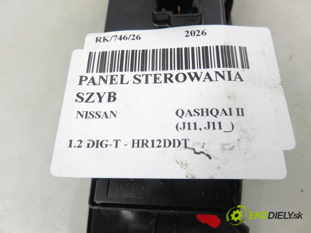 NISSAN QASHQAI II (J11, J11_) CROSSOVER 2015 85,00 1.2 DIG-T - HR12DDT 1197,00 Panel ovládaní oken