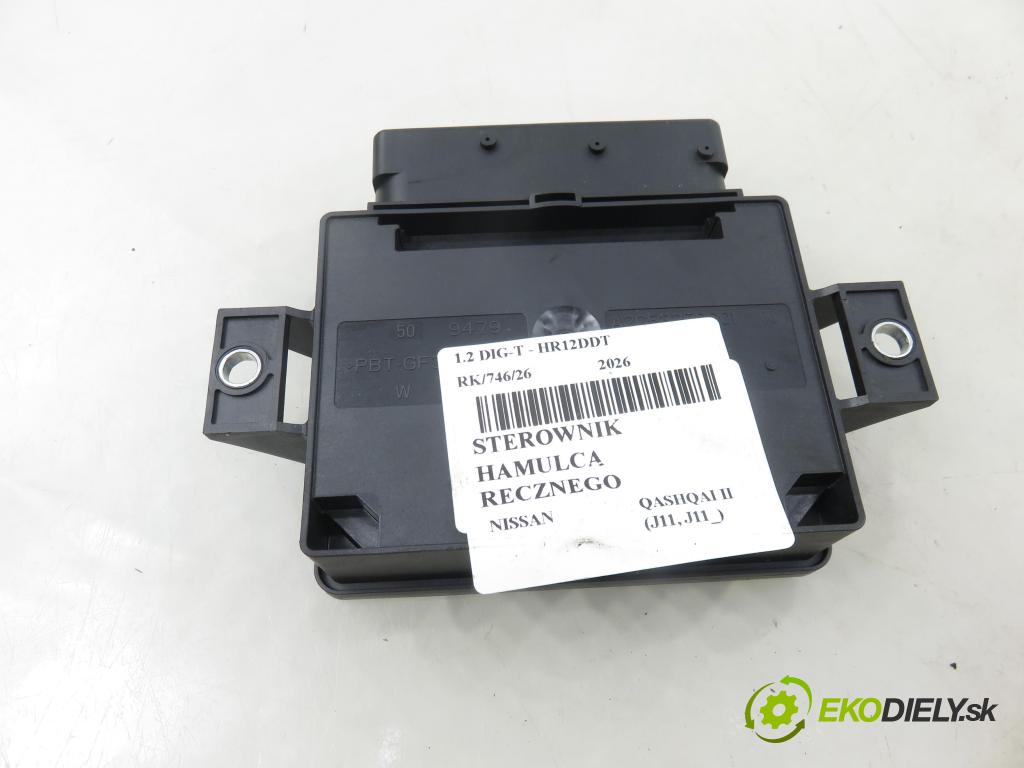 NISSAN QASHQAI II (J11, J11_) CROSSOVER 2015 85,00 1.2 DIG-T - HR12DDT 1197,00 řídící jednotka brzdy MANUÁL 32620330A ; 360324BA0A