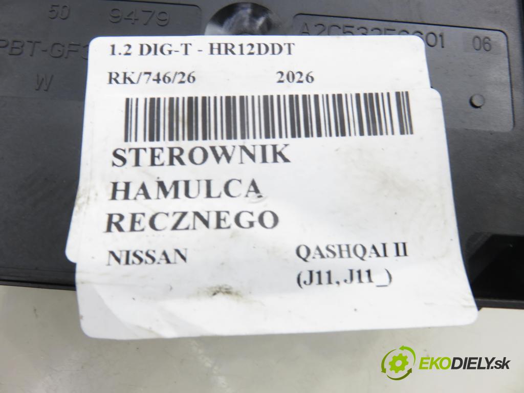 NISSAN QASHQAI II (J11, J11_) CROSSOVER 2015 85,00 1.2 DIG-T - HR12DDT 1197,00 řídící jednotka brzdy MANUÁL 32620330A ; 360324BA0A
