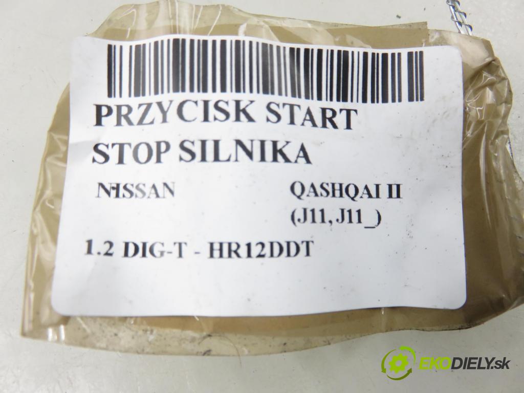 NISSAN QASHQAI II (J11, J11_) CROSSOVER 2015 85,00 1.2 DIG-T - HR12DDT 1197,00 vypínač Start brzdových světel motora A2C53423160 ; 285903JA0A