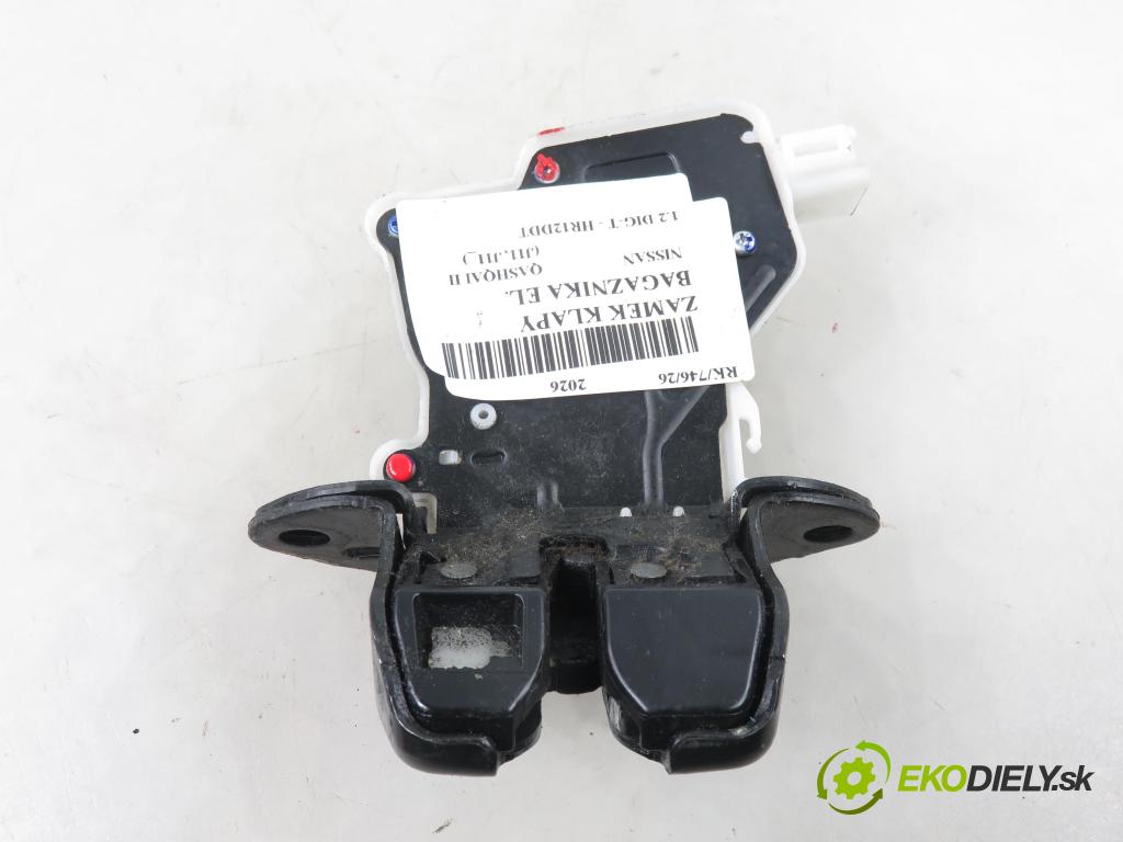 NISSAN QASHQAI II (J11, J11_) CROSSOVER 2015 85,00 1.2 DIG-T - HR12DDT 1197,00 zámok dverí kufor EL.