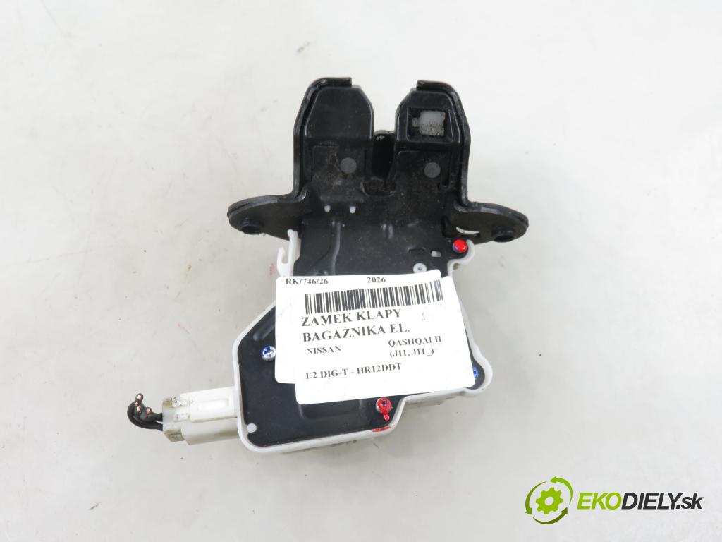 NISSAN QASHQAI II (J11, J11_) CROSSOVER 2015 85,00 1.2 DIG-T - HR12DDT 1197,00 zámok dverí kufor EL.