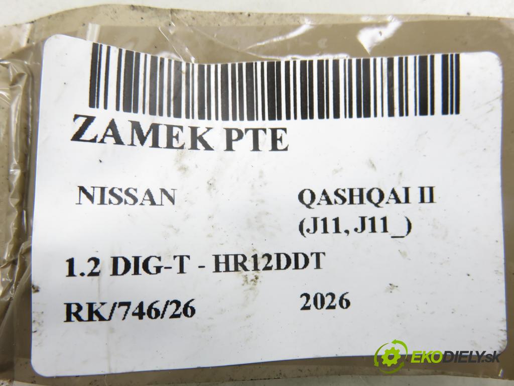 NISSAN QASHQAI II (J11, J11_) CROSSOVER 2015 85,00 1.2 DIG-T - HR12DDT 1197,00 zámok PTE