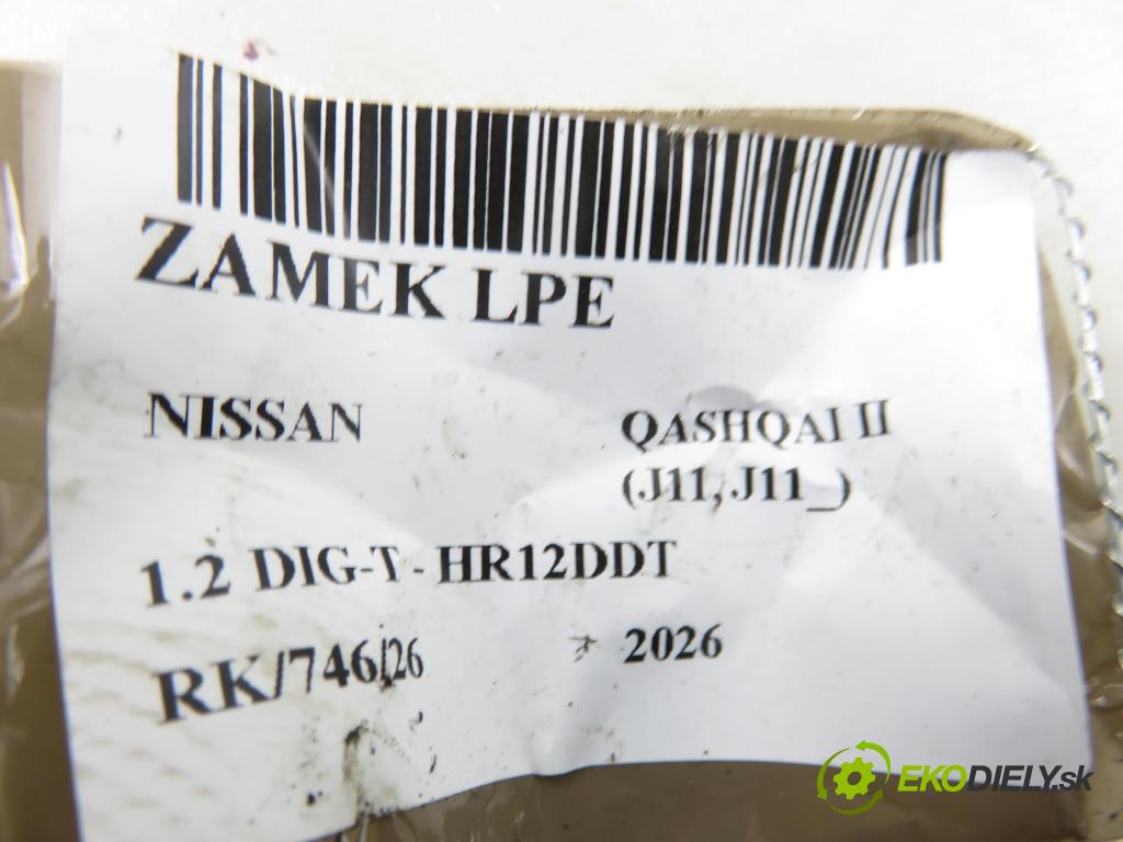 NISSAN QASHQAI II (J11, J11_) CROSSOVER 2015 85,00 1.2 DIG-T - HR12DDT 1197,00 zámok