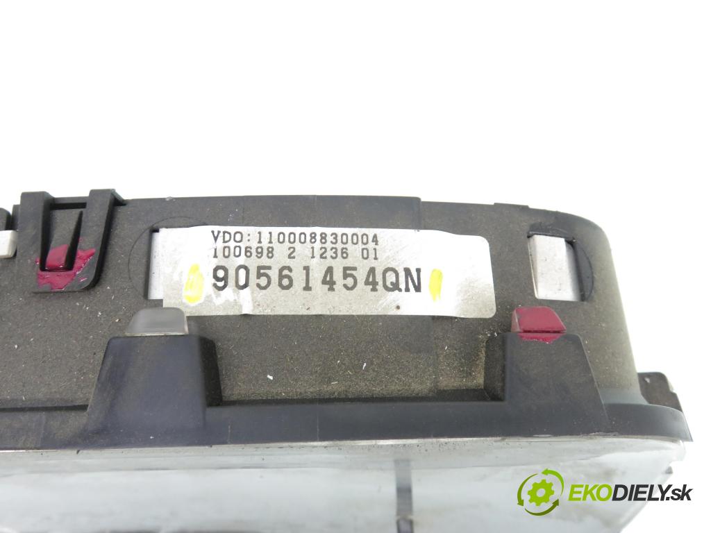 OPEL ASTRA G Kombi (T98) KOMBI 1999 74,00 1.6 16V - Z 16 XE 1598,00 Prístrojovka elektrický 90561454QN