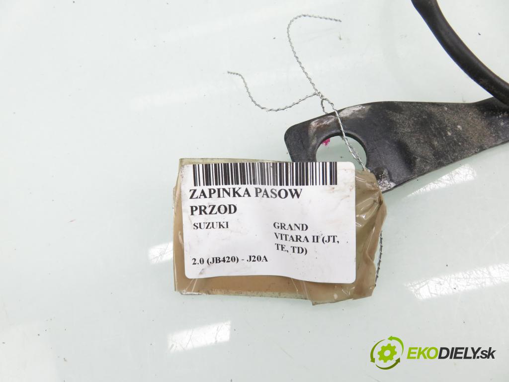 SUZUKI GRAND VITARA II (JT, TE, TD) SUV 2009 103,00 2.0 (JB420) - J20A 1995,00 zapínače pásov predný 