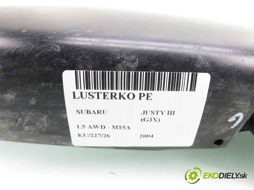 SUBARU JUSTY III (G3X) MINIVAN 2004 79,00 1.5 AWD - 99 M15A 1490,00 Spätné zrkadlo